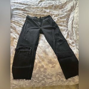 Abercrombie & Fitch Black Jeans Size 6 short